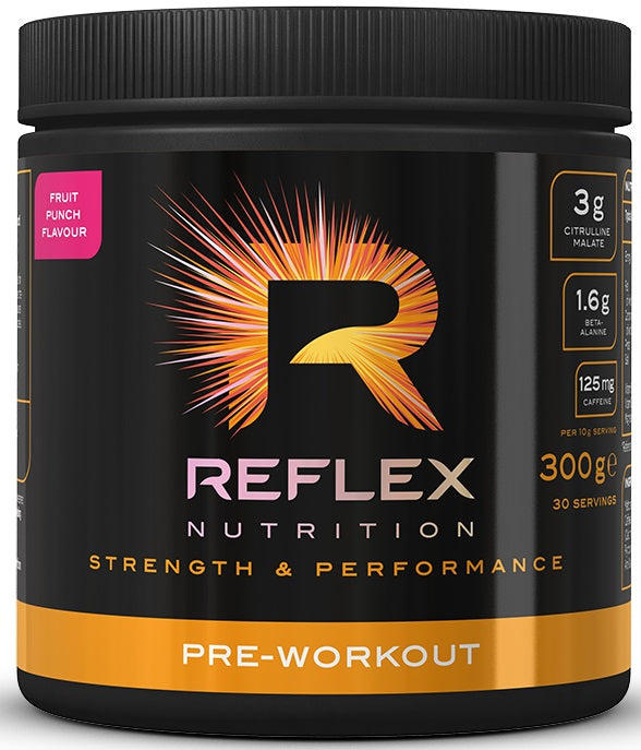 Reflex Nutrition Pre - Workout, Fruit Punch - 300g