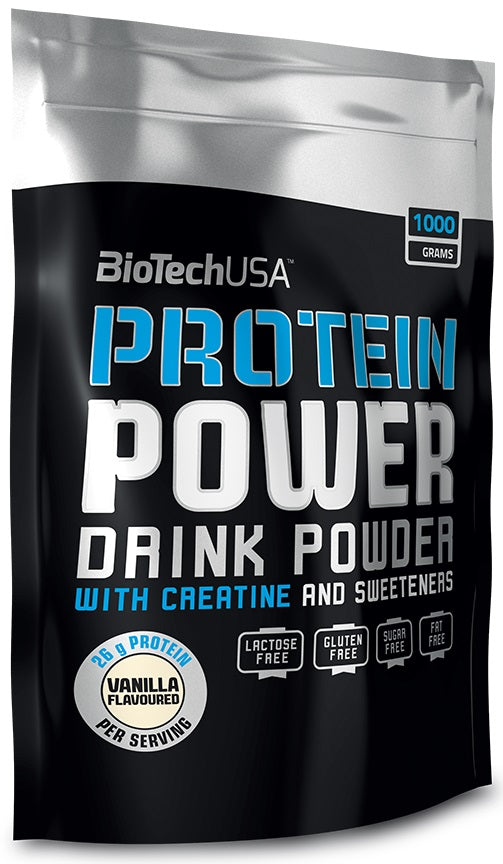 BioTechUSA Protein Power, Strawberry Banana - 1000g