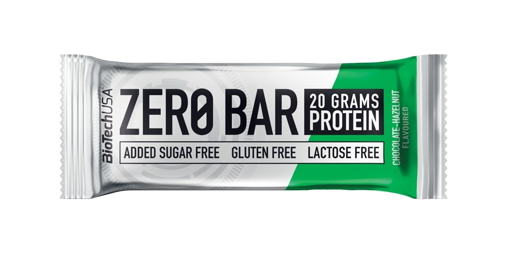 BioTechUSA Zero Bar, Chocolate - Hazelnut - 20 x 50g