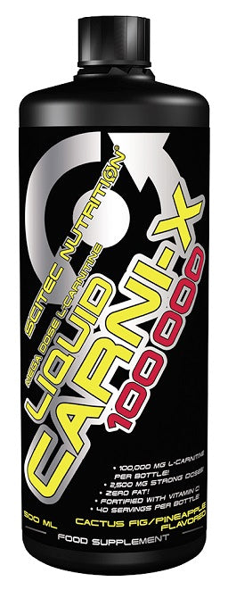 SciTec Liquid Carni - X 100000, Cactus Figs Pineapple - 500 ml