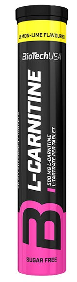 BioTechUSA L - Carnitine Effervescent, 500mg (Blueberry - Raspberry) - 20 tablets