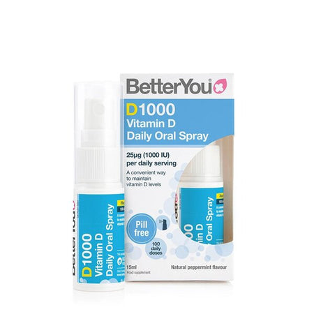 BetterYou D1000 Daily Vitamin D Oral Spray - 15 ml
