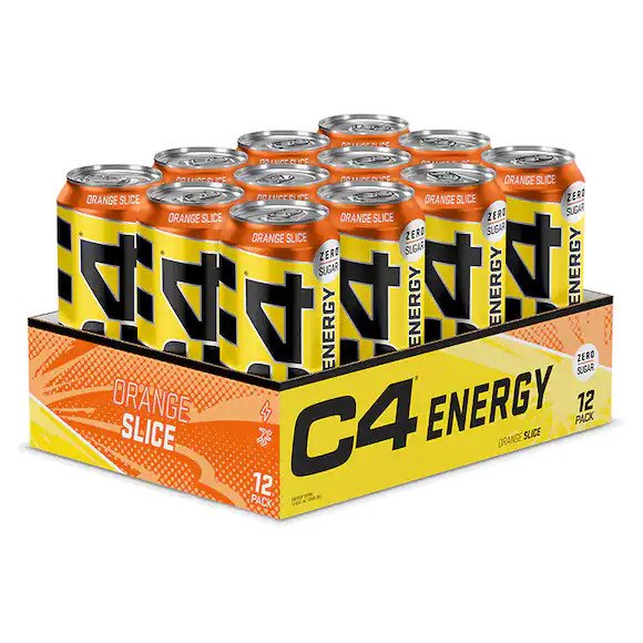 Cellucor C4 Explosive Energy Drink, Orange Slice - 12 x 500 ml