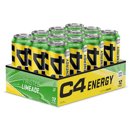 Cellucor C4 Explosive Energy Drink, Twisted Limeade - 12 x 500 ml