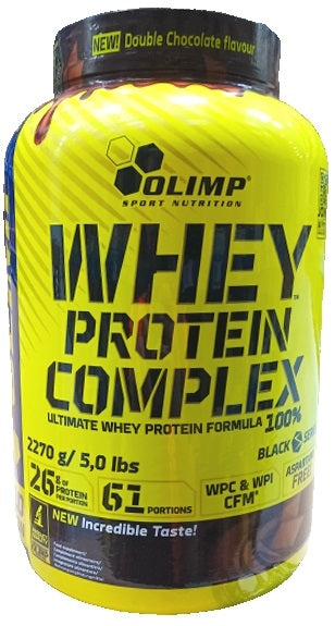 Olimp Nutrition Whey Protein Complex 100%, Double Chocolate - 2270g