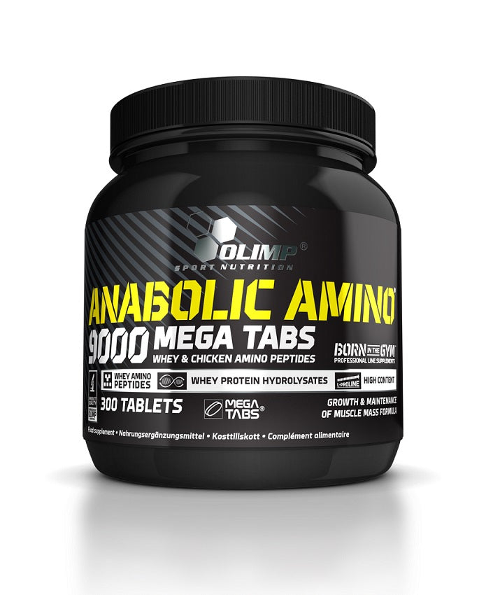 Olimp Nutrition Anabolic Amino 9000, Mega Tabs - 300 tabs