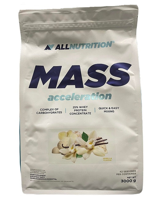 Allnutrition Mass Acceleration, Vanilla - 3000g