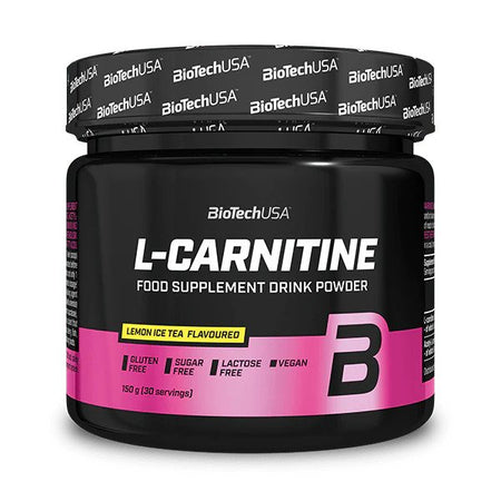 BioTechUSA L - Carnitine Drink Powder, Lemon Ice Tea - 150g