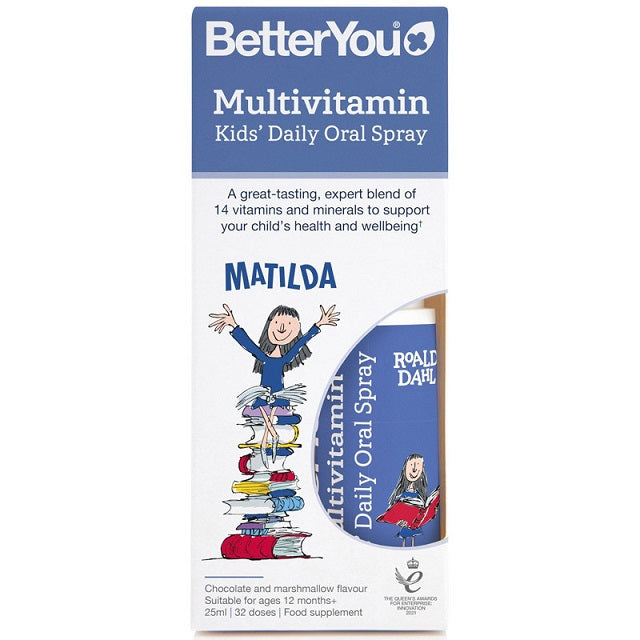 BetterYou Multivitamin Kids' Daily Oral Spray, Chocolate and Marshmallow - 25 ml