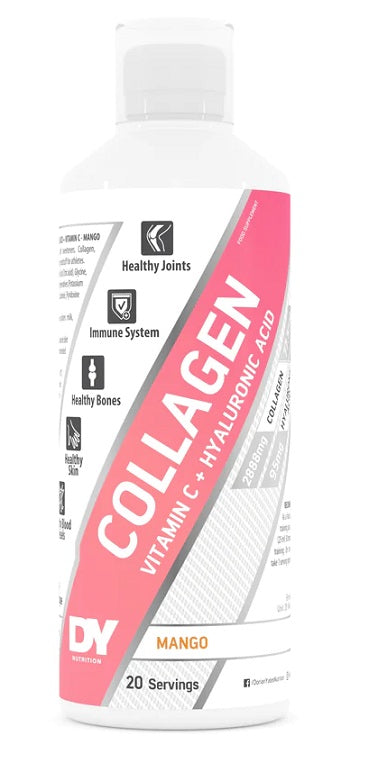 Dorian Yates Liquid Collagen + Vitamin C + Hyaluronic acid, Mango - 500 ml