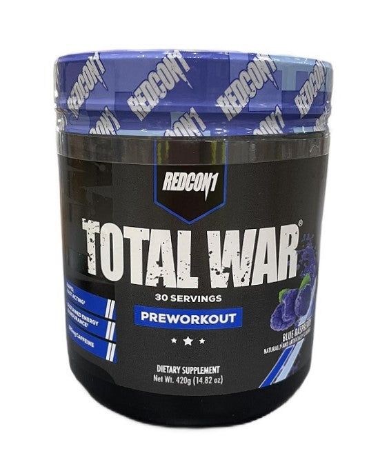 Redcon1 Total War - Preworkout, Blue Raspberry - 420g