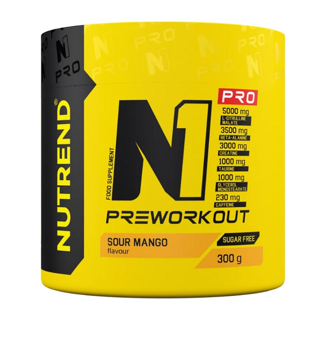 Nutrend N1 Pro Pre - Workout, Sour Mango - 300g