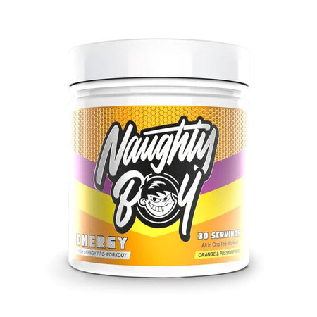 Naughty Boy Energy, Orange & Passion Fruit - 390g
