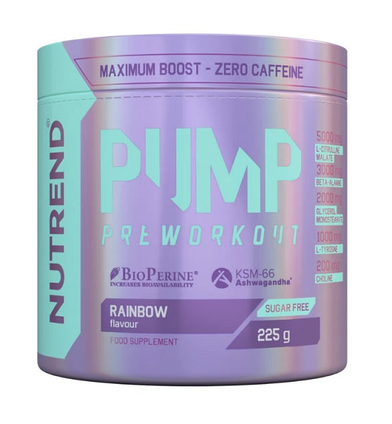 Nutrend Pump Pre - Workout, Rainbow - 225g