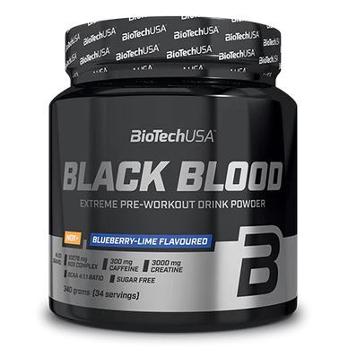 BioTechUSA Black Blood NOX+, Blueberry - Lime - 340g