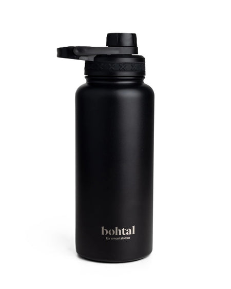 SmartShake Bohtal Insulated Sports Bottle, Black - 960 ml