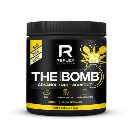 Reflex Nutrition The Muscle Bomb Caffeine Free, Lemon Sherbet - 400g