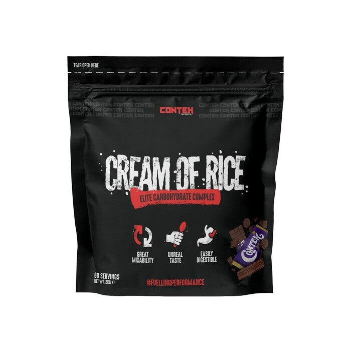 Conteh Sports Cream of Rice, Triple Chocolate - 2000g