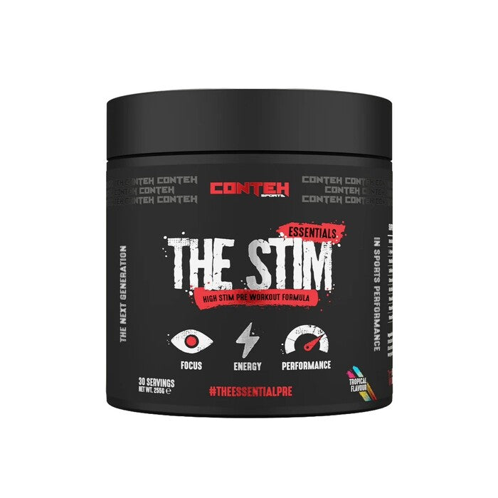 Conteh Sports The Stim Pre - Workout, Tropical Flavour - 255g