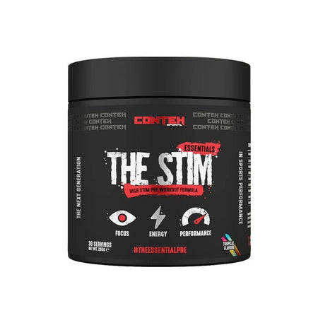 Conteh Sports The Stim Pre - Workout, Tropical Flavour - 255g