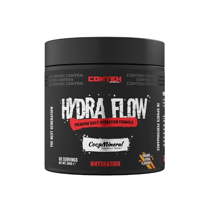Conteh Sports Hydra Flow, Orange Soda - 300g