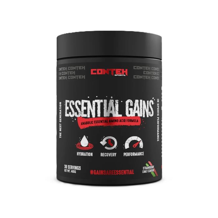 Conteh Sports Essential Gains, Strawberry Lime - 465g