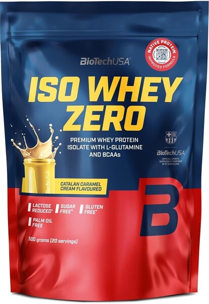 BioTechUSA Iso Whey Zero, Catalan Caramel Cream - 500g