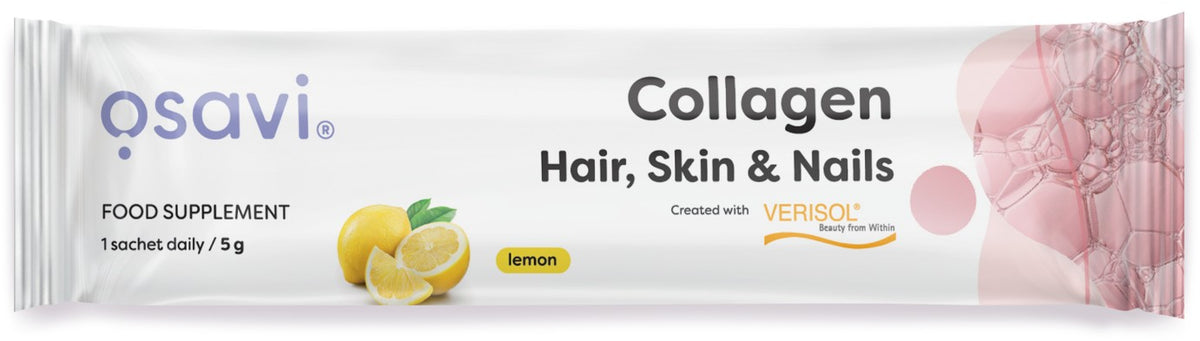 Osavi Collagen Peptides (Hair, Skin & Nails), Lemon - 5g (1 serving)