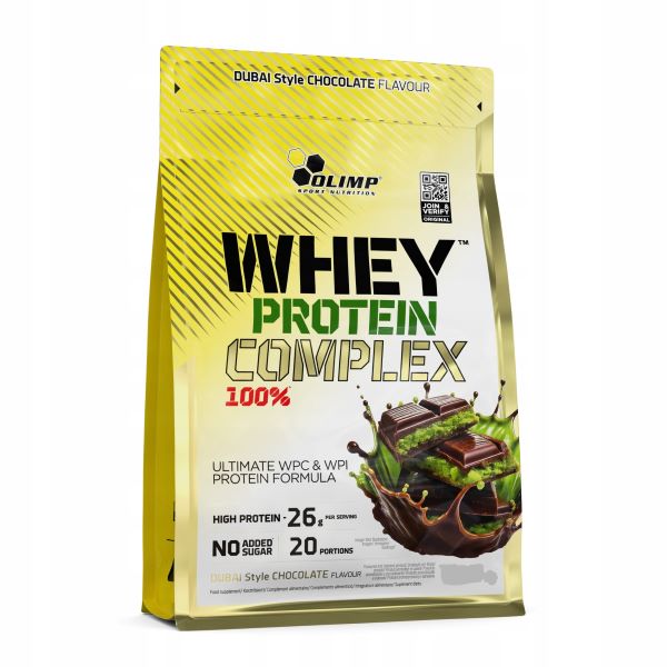 Olimp Nutrition Whey Protein Complex 100%, Dubai Style Chocolate - 600g