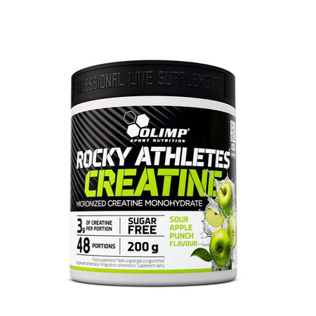 Olimp Nutrition Rocky Athletes Creatine, Sour Apple Punch - 200g