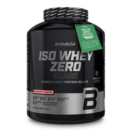BioTechUSA Iso Whey Zero Black, Strawberry - 1816g