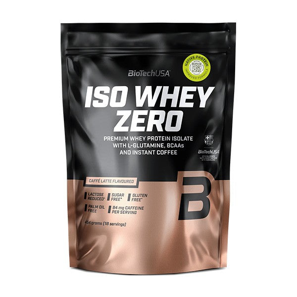 BioTechUSA Iso Whey Zero, Caffe Latte - 454g