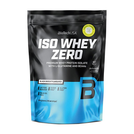 BioTechUSA Iso Whey Zero, Black Biscuit - 454g