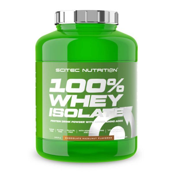 SciTec 100% Whey Isolate, Chocolate Hazelnut - 1816g