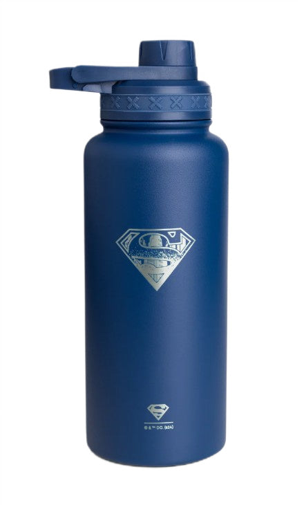 SmartShake Bohtal Insulated Sports Bottle - DC Comics, Superman Logo - 960 ml