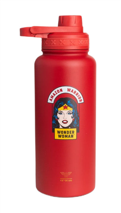 SmartShake Bohtal Insulated Sports Bottle - DC Comics, Wonder Woman Amazon Warrior - 960 ml