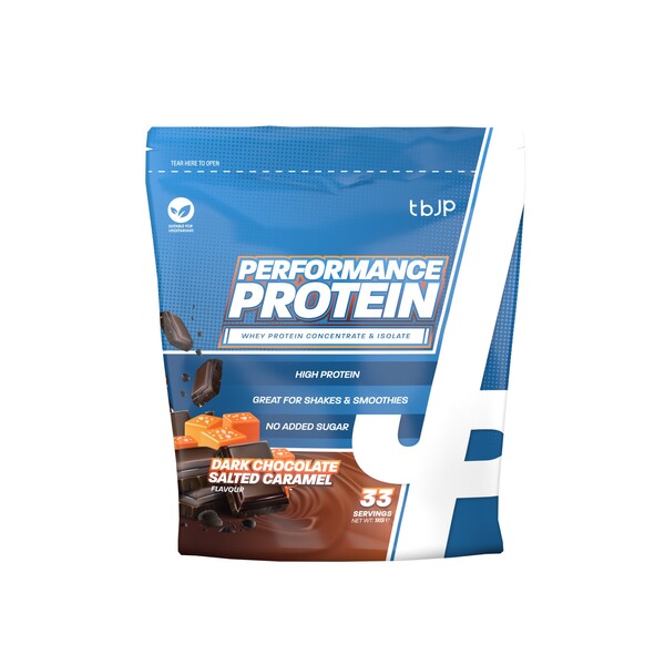 Trained by JP Performance Protein, Dark Chocolate Salted Caramel - 1000g