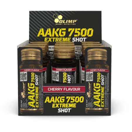 Olimp Nutrition AAKG 7500 Extreme Shot, Cherry - 9 x 25 ml