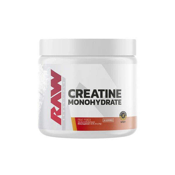 Raw Nutrition Creatine Monohydrate, Fruit Punch - 210g