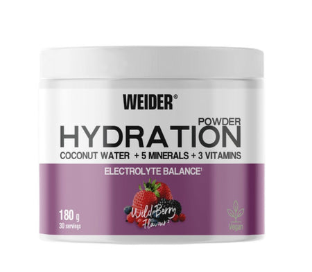 Weider Hydration Powder, Wild Berry - 180g