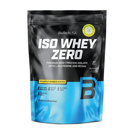 BioTechUSA Iso Whey Zero, Pineapple - Mango - 454g