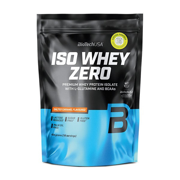 BioTechUSA Iso Whey Zero, Salted Caramel - 454g