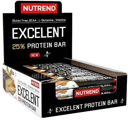 Nutrend Excelent 25% Protein Bar Double, Almond - Pistachio with Pistachios - 18 x 85g