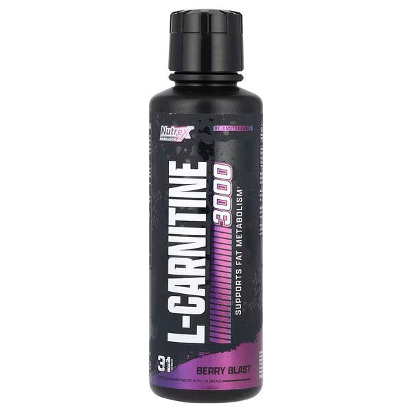 Nutrex Liquid Carnitine 3000, Berry Blast - 465 ml