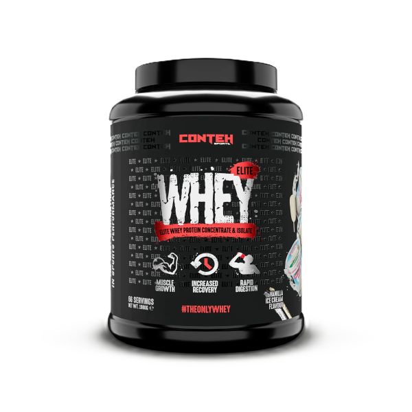 Conteh Sports Whey Elite, Vanilla Ice Cream - 1980g