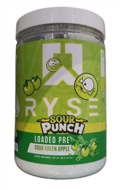 RYSE Loaded Pre, Sour Punch Sour Green Apple - 459g