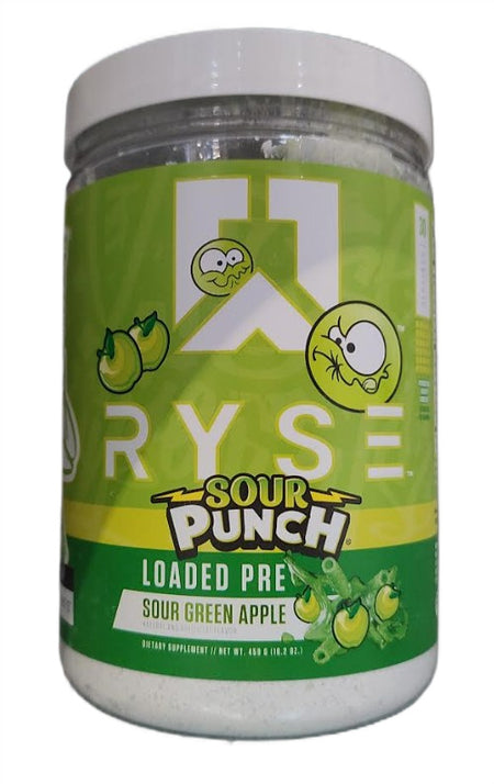 RYSE Loaded Pre, Sour Punch Sour Green Apple - 459g
