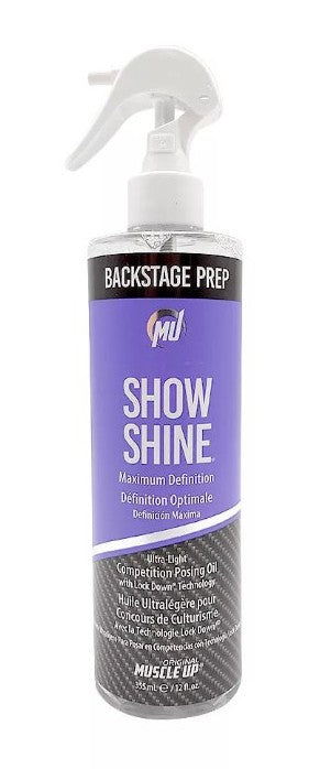 Pro Tan Show Shine, Maximum Definition Ultra Light Competition Posing Oil Spray - 355 ml