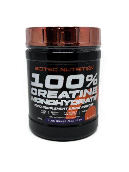 SciTec 100% Creatine Monohydrate, Blue Grape - 300g