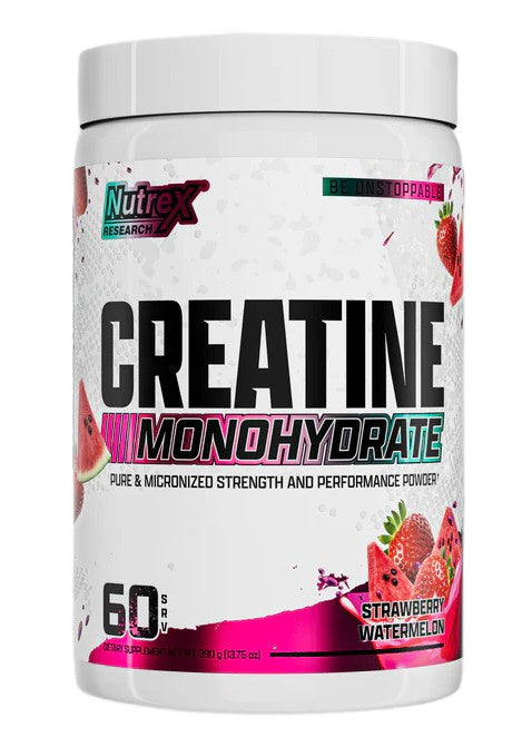 Nutrex Creatine Monohydrate, Strawberry Watermelon - 390g